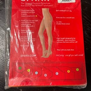Vintage SPANX Original Footless Pantyhose in Nude